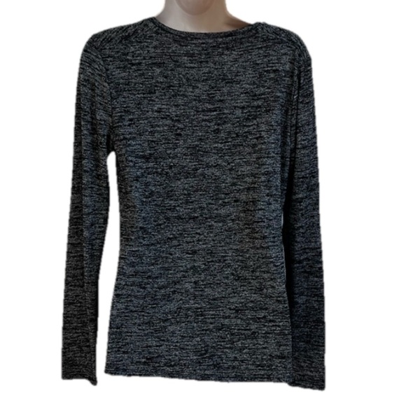 Banana Republic Scoop Neck Long Sleeve Pullover Heather Gray Top Women’s Small - Picture 3 of 6